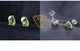 Серебряные серьги 925 пробы с кристаллами хризолита (перидота) "Sparking Chrysolite" - изображение 2