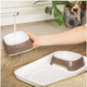 Миски на подставке для собак и котов Ferplast Glam Tray Small серые 40x23x5.5 см 2x400 мл 71908521 - изображение 2