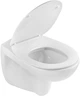 Унитаз подвесной безободковый KRONER Oker WHI533536 Rimless с сиденьем Soft Close дюропласт - изображение 3