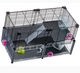 Модульная клетка для хомяков и мышей Ferplast Multipla Hamster с аксессуарами черная 72.5x37.5x42 см 57007217 - изображение 6