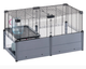 Модульная клетка для хомяков и мышей Ferplast Multipla Hamster с аксессуарами черная 72.5x37.5x42 см 57007217 - изображение 7
