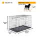 Вольєр для собак Ferplast Dog-Inn 120 чорний 123.8x76.2x81.2 см 73196017 - зображення 2