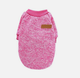 Кофта для собак та котів EcoToys Bright Pink XS ряба яскраво-рожева A: 20 см B: 31 см C: 19 см 7098 - зображення 1