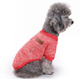 Кофта для собак и котов EcoToys Red S рябая красная A: 25 см B: 34 см C: 20 см 7105 - изображение 6