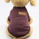 Кофта для собак и котов EcoToys Burgundy XS рябая бордовая A: 20 см B: 33 см C: 16 см X-7123 - изображение 5