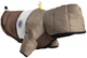 Куртка для собак и котов EcoToys Coffee-Grey S серо-коричневая A: 26 см B: 41 см C: 26 см 6940 - изображение 1