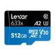 Карта памяти 512GB Micro SDXC Card LEXAR 633x (Class 10 UHS-I U3) black - изображение 2