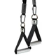 Ручки для еспандера та тренажера Ezous Aluminum Handles F-02-E комплектація 2шт Black-Silver - зображення 2