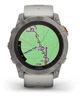 Смарт-годинник Garmin Fenix 7X Pro Sapphire Solar Titanium with Grey/Orange Band (010-02778-64) - изображение 4