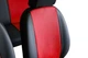 Авточехлы из эко кожи GEELY GХ2 2012- (2002-2011) Pok-ter PERLINE с красной вставкой - изображение 4