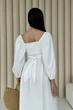 Двухстороннее платье Jadone Fashion Аскания XL-XXL белое - изображение 8
