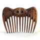 Женский Гребень для Волос ZAMASMEL Wood Smart Owl 12 х 10 х 1,1см Ручная Работа Деревянный Орех - изображение 1
