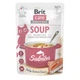 Вологий корм для котів Brit Care Набір вологих беззернових супів Cat Soup Salmon, Лосось, 15 шт х 75 г - зображення 2