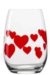 Набор из 6 стаканов Stölzle Lausitz L'Amour 335 мл с красными сердцами (3526609-1) - изображение 2