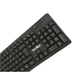 Комплект беспроводной клавиатура с мышью Weibo WB-8012 2.4Ghz Black (3_04809) - изображение 4