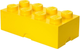 Pojemnik w kształcie klocka LEGO Storage Brick 8 Żółty (40041732) - obraz 1