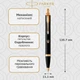 Подарунковий набір: Коробка + Кулькова ручка Parker IM 17 Black GT BP Тризуб 22 032_TR + Блокнот Axent Partner Ukraine Cиній - зображення 4