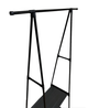 Вішалка стійка органайзер для одягу металева THE NEW COAT RACK з полицею для взуття на колесах 160 х 55 х 42 см навантаження до 20 кг - зображення 5