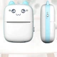 Портативний дитячий термопринтер для наклейок BAMBI CAT Mini Printer міні принтер без заливки чорнила BMP100 - зображення 1