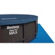 Бассейн каркасный с лестницей Bestway 366x100 см, с насосом, тент, подстилка, набор для ухода (IP-173414) - изображение 4