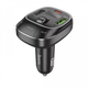 Автомобільний FM ФМ модулятор трансмітер з швидкою зарядною — Hoco E75 Bravery PD30W+QC3.0 — star space S5925BK3NL - зображення 4