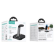 Бездротовий зарядний пристрій Wireless Charger 3 in 1 — Hoco CW43 — black 8L2DZ5E55A - зображення 7