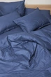 Комплект постельного белья Moon&Star Детский 110х140 наволочки 2х50х70 Delfi Blue Satin Stripe (MS-830000175) - изображение 7