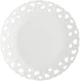 Zdobiony talerz La Porcellana Bianca Valentino porcelana 20 cm (8027549096693) - obraz 1