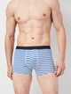 Трусы (3шт) Basic Collection M бело синий, серый полоска 14380903454 - изображение 4