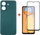 Комплект чехол для смартфона + стекло DENGOS для Xiaomi Redmi 13C Green (DG-KM-54) - изображение 1