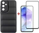 Комплект чехол для смартфона + стекло Samsung Galaxy A55 5G DENGOS Black (DG-KM-57) - изображение 1