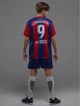 Форма футбольная детская Lewandowski (Левандовський) 9 Барселона 2024, 30-155-165, синій-червоний - изображение 2