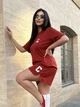 Спортивный костюм женский AVRORA АЕ 182464 46-48 Кирпичный (ROZ6501035186) - изображение 6