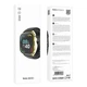 Розумний Смарт-годинник Hoco Y19 Amoled Smart Sports Watch (Call Version) Bright Gold - зображення 4