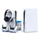 Док-станция подставка для консоли и геймпадов для PS5/PS5 Slim iPega PG-P5S009 с подсветкой Белый - изображение 3