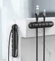 Органайзер держатель для кабеля Vention 5 Ports Desktop Cable Manager (на 5 проводов) Черный - изображение 2