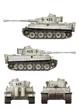 Збірна модель 1/35 танк Tiger I Kharkov Border Model BT-034 - изображение 3