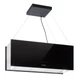 Острівна кухонна витяжка Klarstein Chandelier XL 90см, циркуляція повітря 590м³/год LED, сенсорна,чорна (10033108) - зображення 1