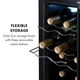 Винний холодильник Klarstein Reserva 8 Slim Uno, 23 л, 8 пляшок, 26 дБ, 11-18 °C - зображення 7