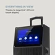 Караоке система Auna Pro KTV дисплей 15.4", 2 UHF мікрофони, WiFi, BT, USB, SD, HDMI, візок - зображення 10