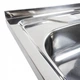 Мойка Кухонная Platinum 6060 L (0,7/160 Мм) Полировка - изображение 4
