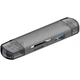 Кардридер U&P USB Type-C/USB 3.0/Micro USB - microSD/SD/USB 3.0 OTG Grey (SSE-U08-GY) - изображение 3