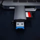 Кардридер U&P USB Type-C/USB 3.0/Micro USB - microSD/SD/USB 3.0 OTG Grey (SSE-U08-GY) - изображение 8