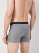Трусы (3шт) Basic Collection XXL бежевый полоска, бело черный полоска, серый меланж 1438090258 - изображение 4