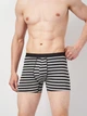 Трусы (3шт) Basic Collection M черно серый полоска 1438090260 - изображение 4