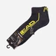 Набор мужских носков коротких HEAD Performance Quarter Unisex 791019001-009 35-38 2 пары Темно-серый/Желтый (8720245182034) - изображение 6