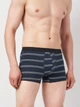 Трусы (3шт) Basic Collection L черный в полоску, серый меланж, бежевый в полоску 1438090414 - изображение 5