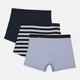Трусы (3шт) Basic Collection L голубой, темно синий 1438090469 - изображение 2