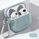 Чохол Usams US-BH741 Silicon with Carbine для Apple AirPods 3 Green (BH741AP04) - изображение 2