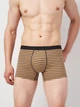 Трусы (3шт) Basic Collection M черный в полоску, серый меланж, бежевый в полоску 14380928511 - изображение 4